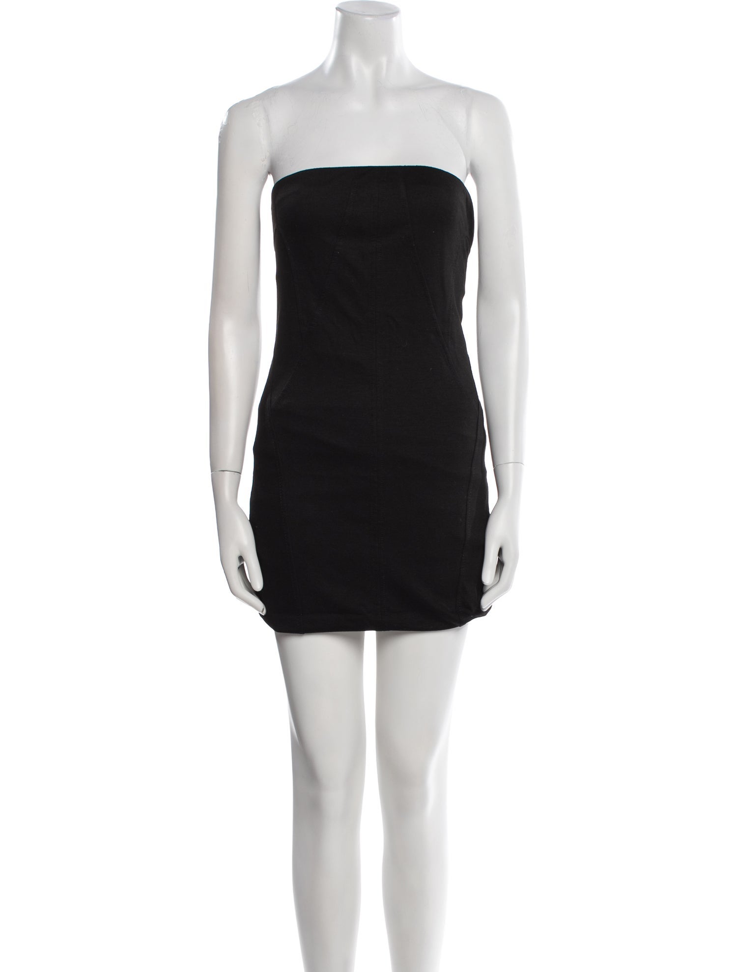 Helmut Lang Strapless Mini Dress