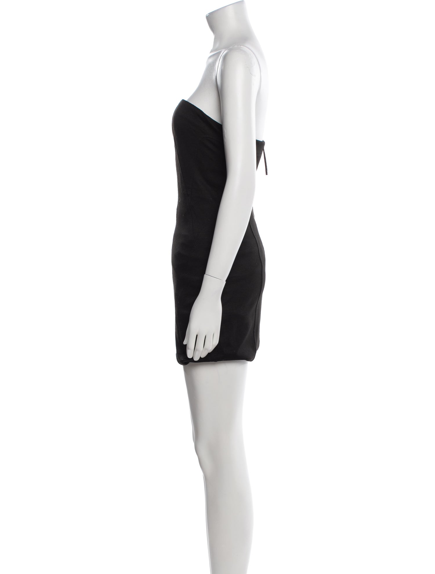 Helmut Lang Strapless Mini Dress