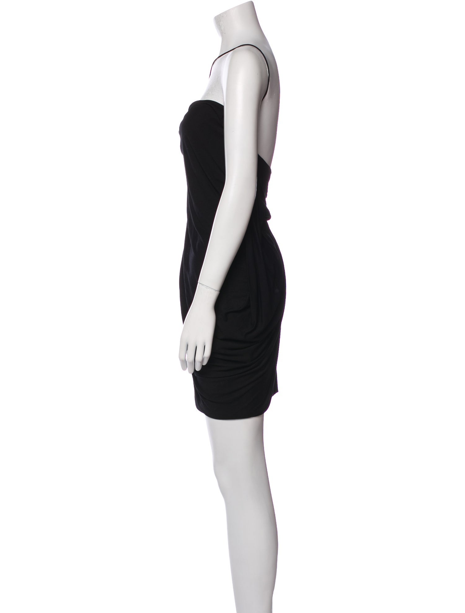 Helmut Lang One-Shoulder Knee-Length Dress