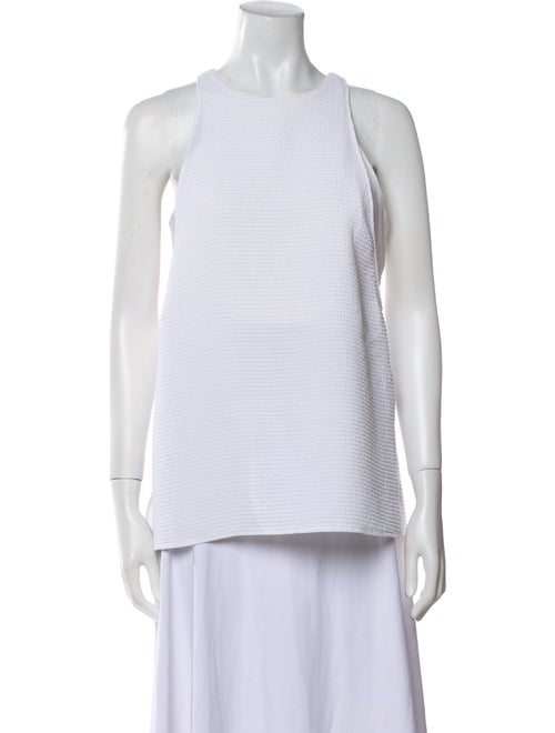 Helmut Lang Crew Neck Sleeveless Top