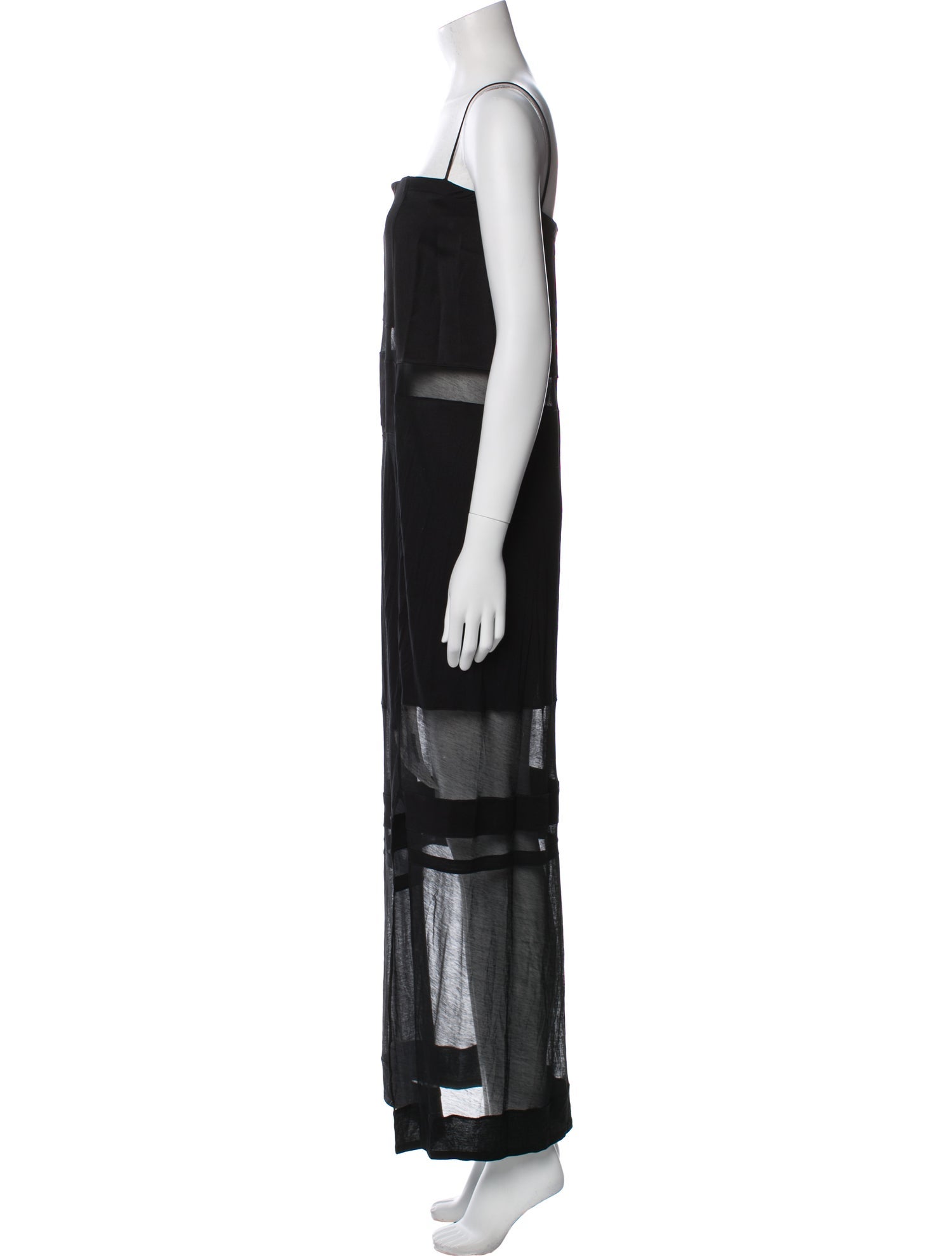 Helmut Lang Square Neckline Long Dress