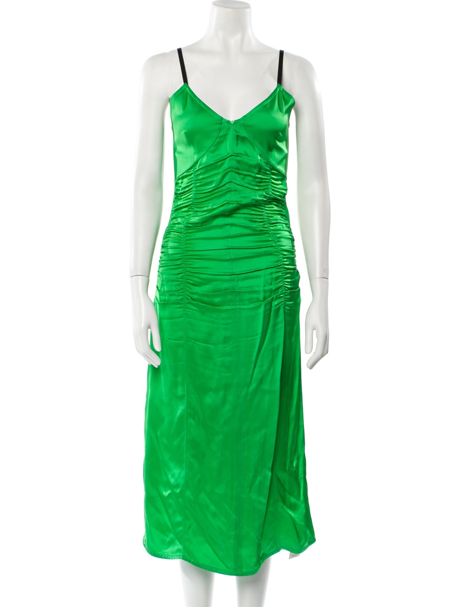 Helmut Lang V-Neck Long Dress