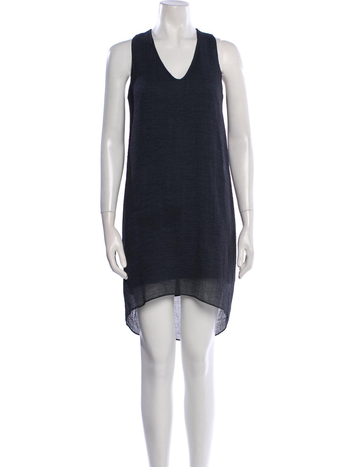 Helmut Lang V-Neck Mini Dress