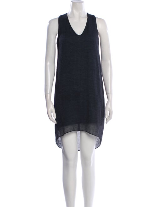 Helmut Lang V-Neck Mini Dress