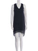 Helmut Lang V-Neck Mini Dress