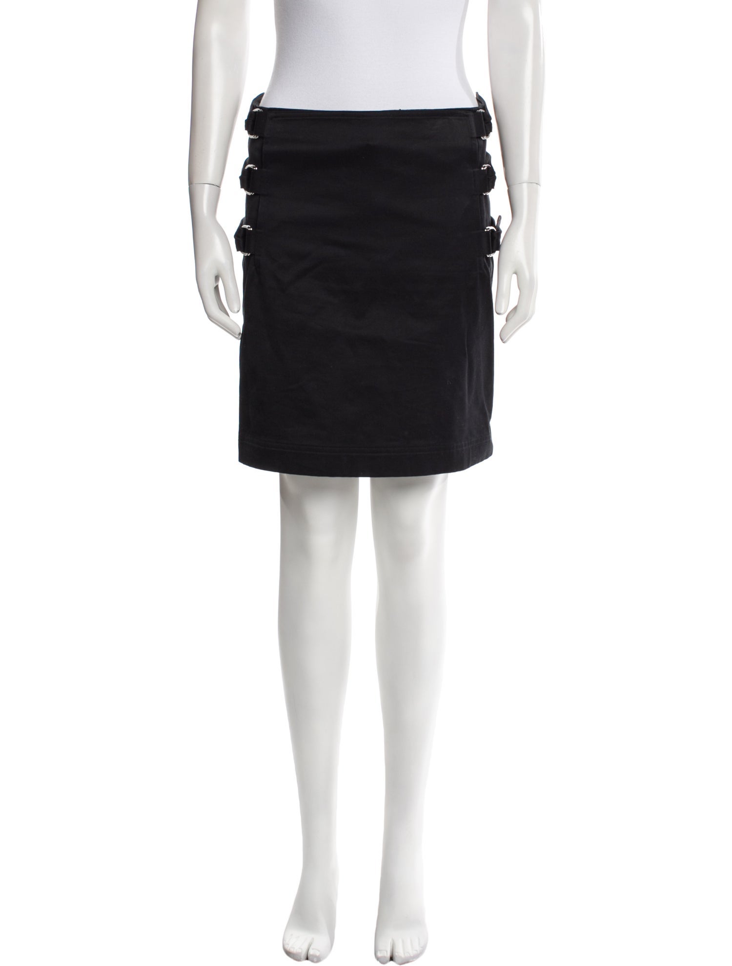 Helmut Lang Studded Accents Mini Skirt