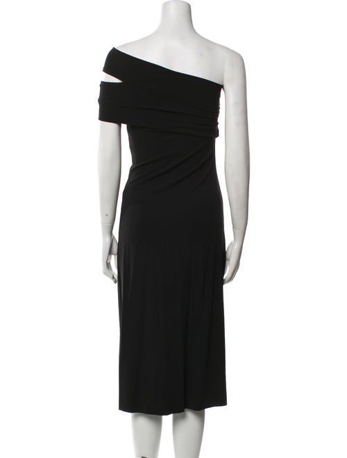 Helmut Lang One-Shoulder Midi Length Dress