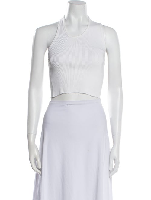 Helmut Lang Halterneck Sleeveless Crop Top