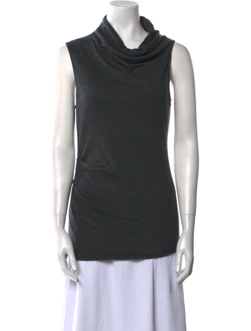 Helmut Lang Wool Cowl Neck Top