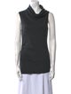 Helmut Lang Wool Cowl Neck Top