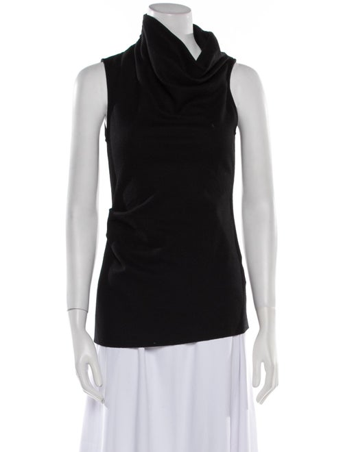 Helmut Lang Wool Cowl Neck Top