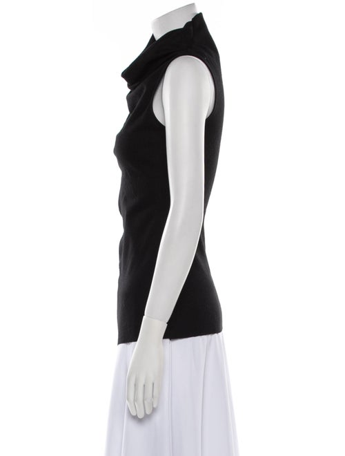 Helmut Lang Wool Cowl Neck Top