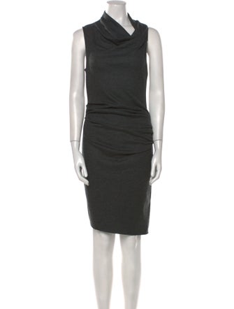 Helmut Lang Wool Knee-Length Dress