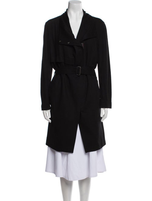 Helmut Lang Wool Trench Coat