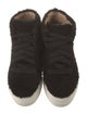 Helmut Lang Faux Fur Sneakers