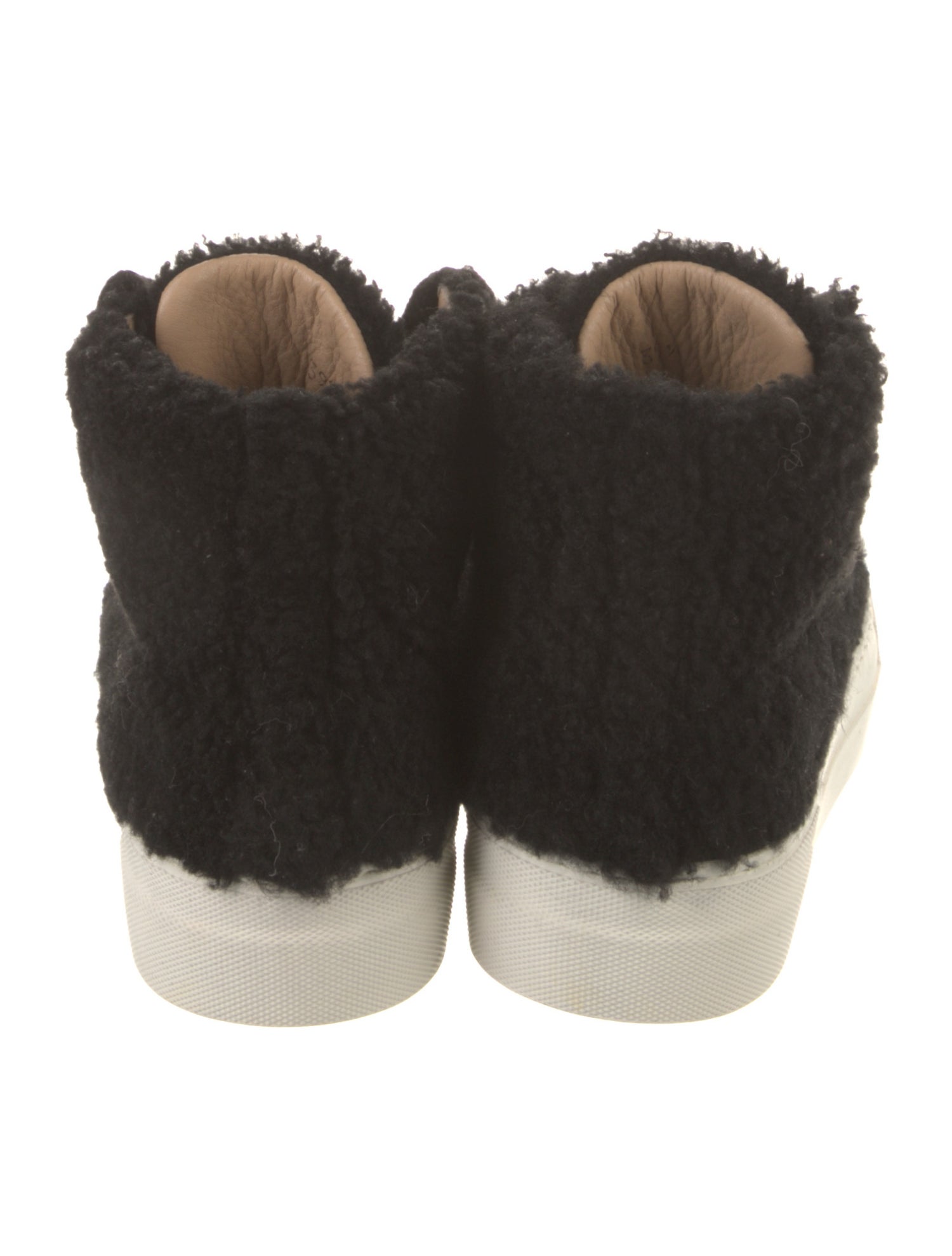 Helmut Lang Faux Fur Sneakers