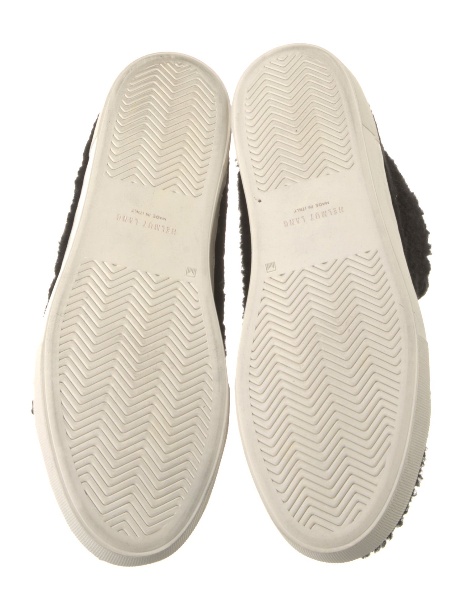 Helmut Lang Faux Fur Sneakers