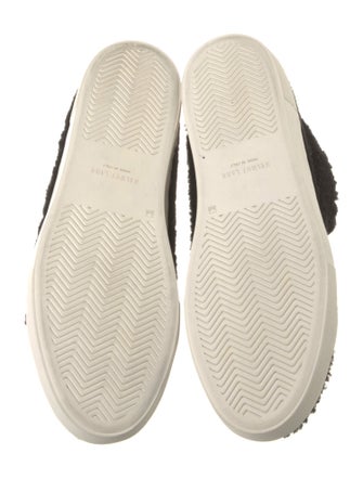 Helmut Lang Faux Fur Sneakers