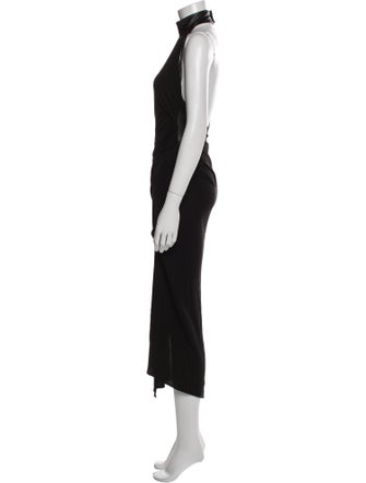 Helmut Lang Turtleneck Long Dress