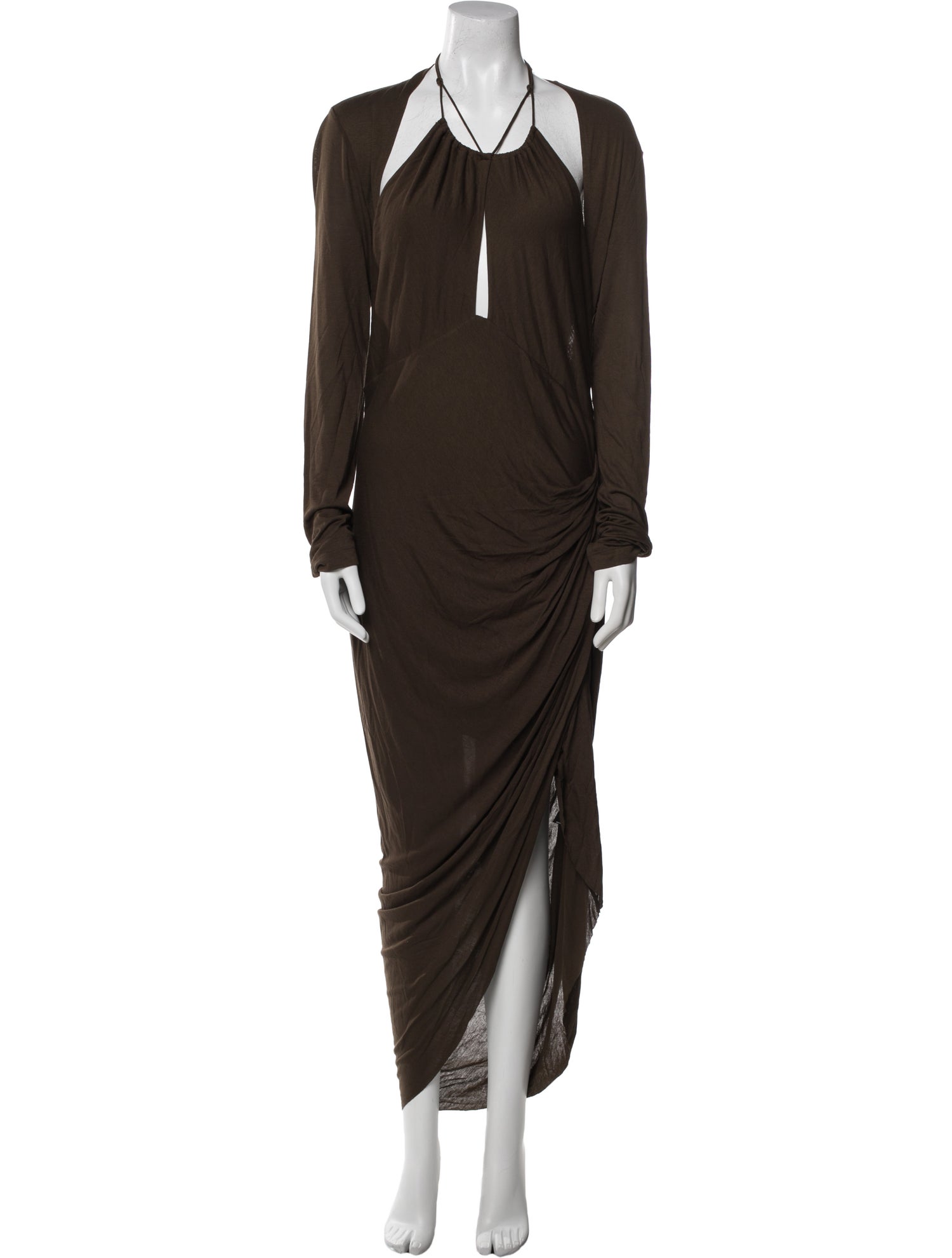 Helmut Lang Halterneck Long Dress w/ Tags