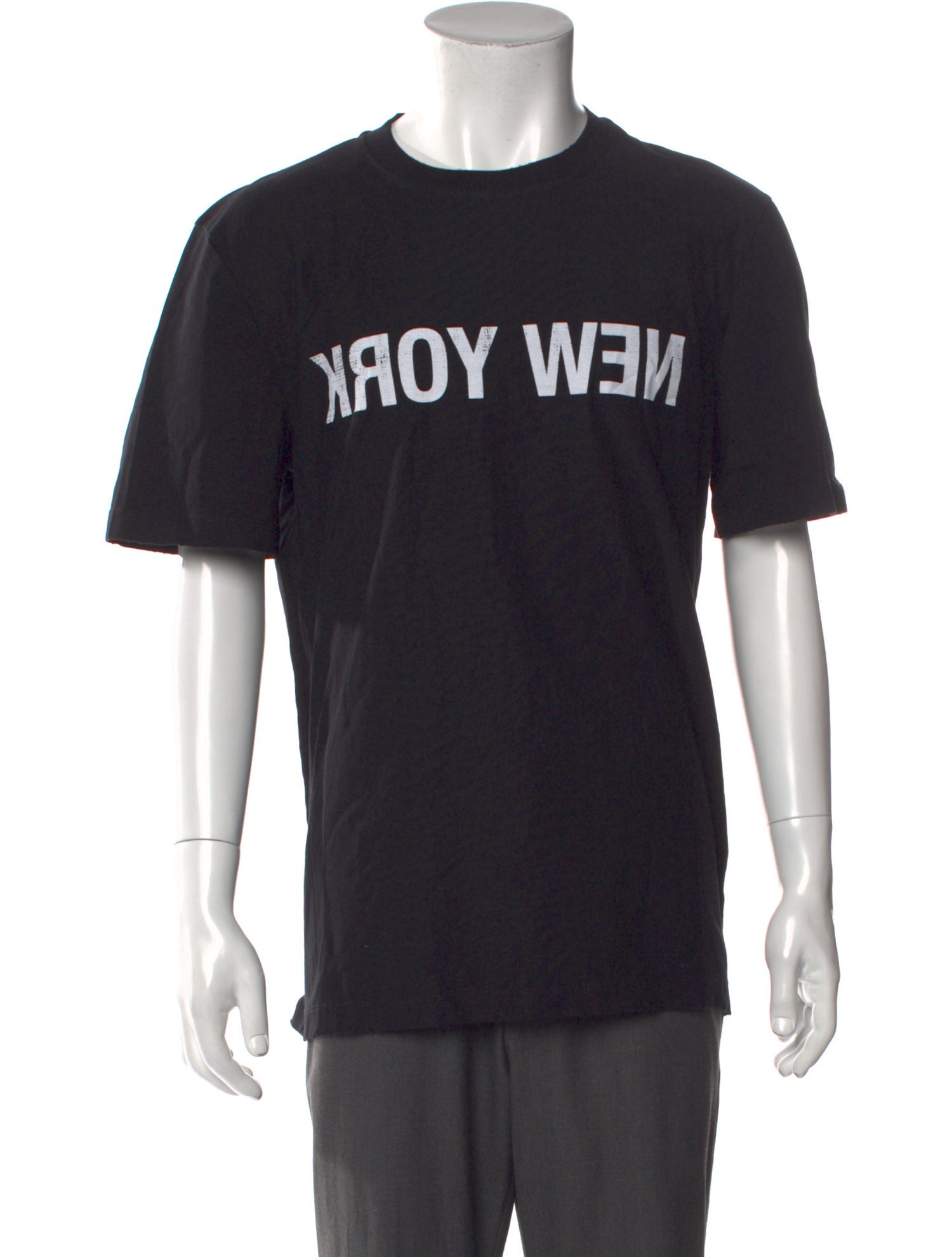 Helmut Lang Graphic Print Crew Neck T-Shirt w/ Tags