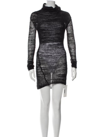 Helmut Lang Turtleneck Mini Dress