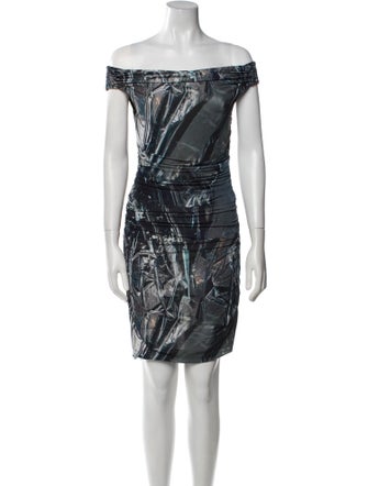 Helmut Lang Printed Mini Dress