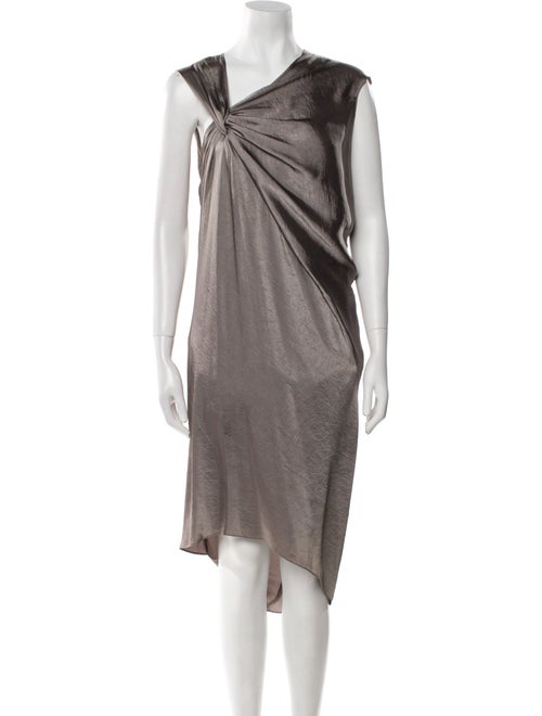 Helmut Lang One-Shoulder Midi Length Dress