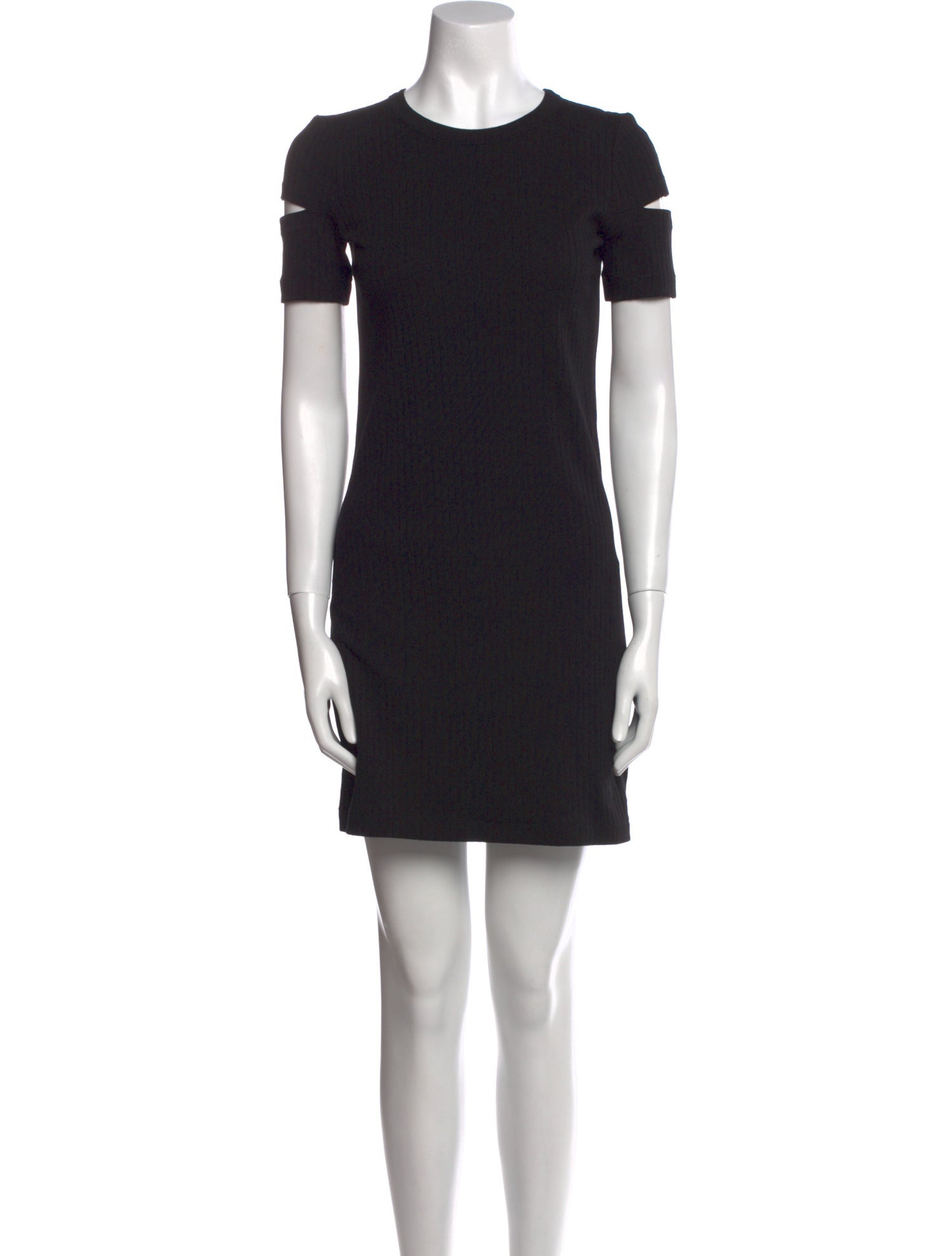 Helmut Lang Crew Neck Mini Dress