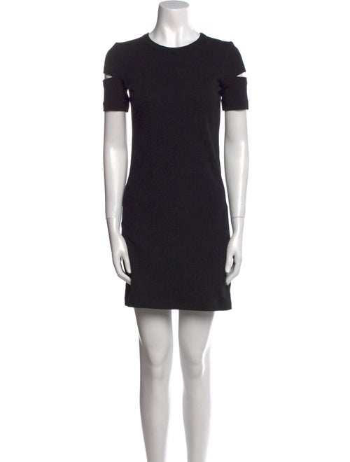 Helmut Lang Crew Neck Mini Dress