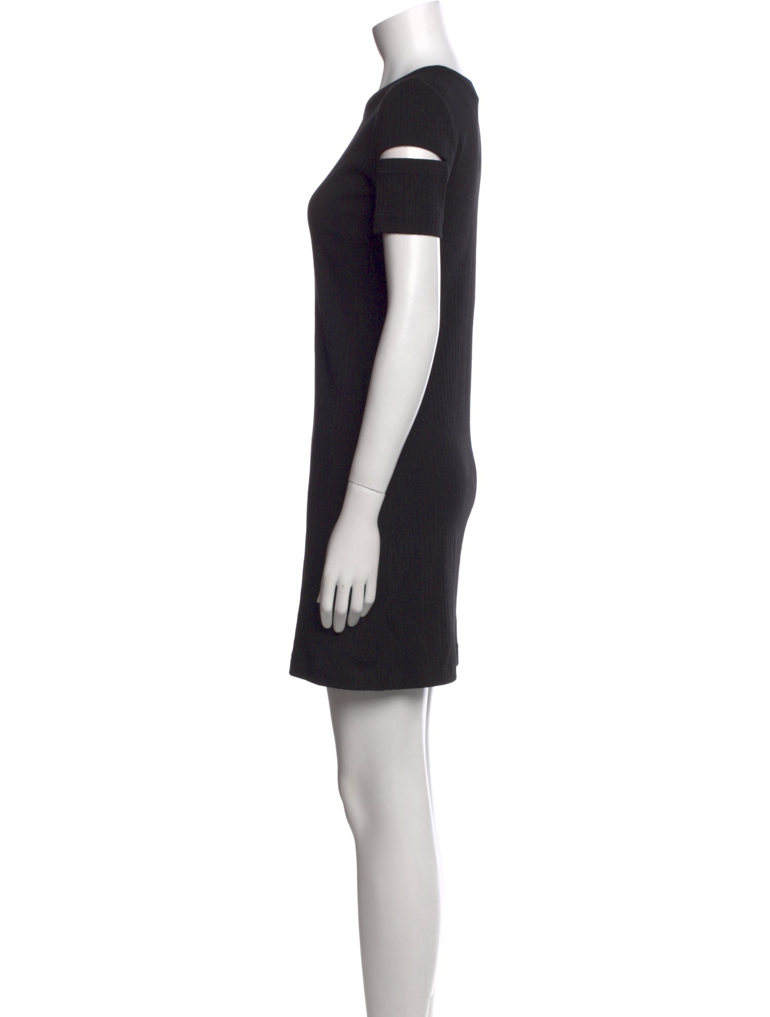 Helmut Lang Crew Neck Mini Dress