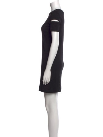 Helmut Lang Crew Neck Mini Dress