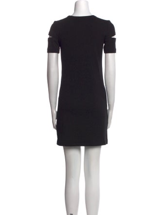 Helmut Lang Crew Neck Mini Dress