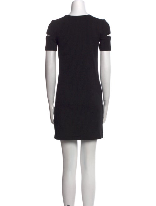 Helmut Lang Crew Neck Mini Dress