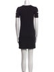 Helmut Lang Crew Neck Mini Dress