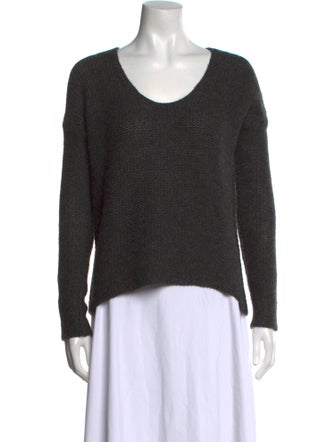 Helmut Lang Wool Scoop Neck Sweater