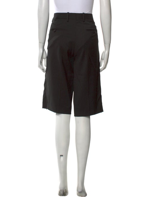 Helmut Lang Virgin Wool Knee-Length Shorts