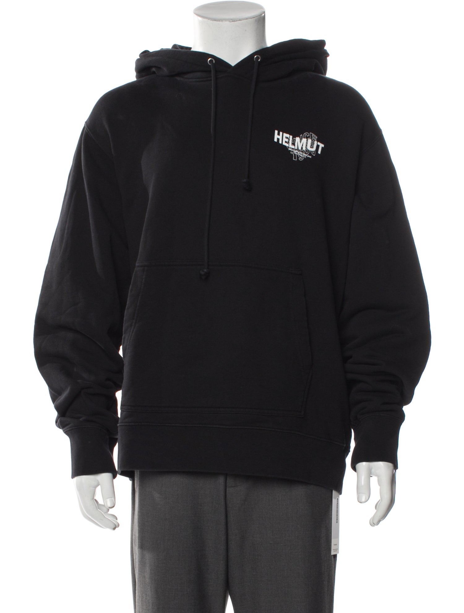 Helmut Lang Graphic Print Crew Neck Hoodie