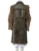 Helmut Lang Shearling Faux Fur Coat