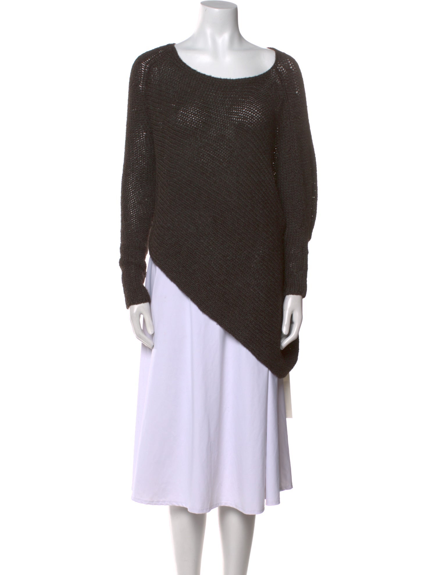 Helmut Lang Alpaca Scoop Neck Sweater