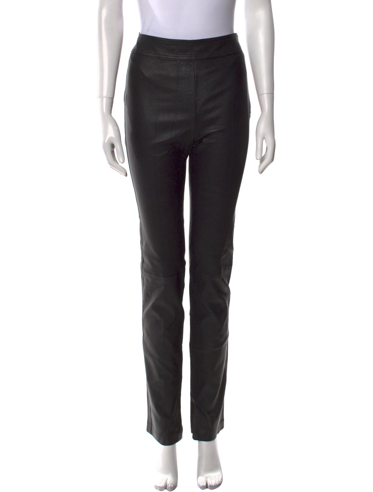 Helmut Lang Leather Straight Leg Pants w/ Tags
