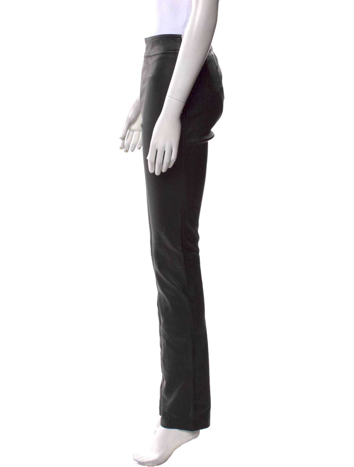 Helmut Lang Leather Straight Leg Pants w/ Tags