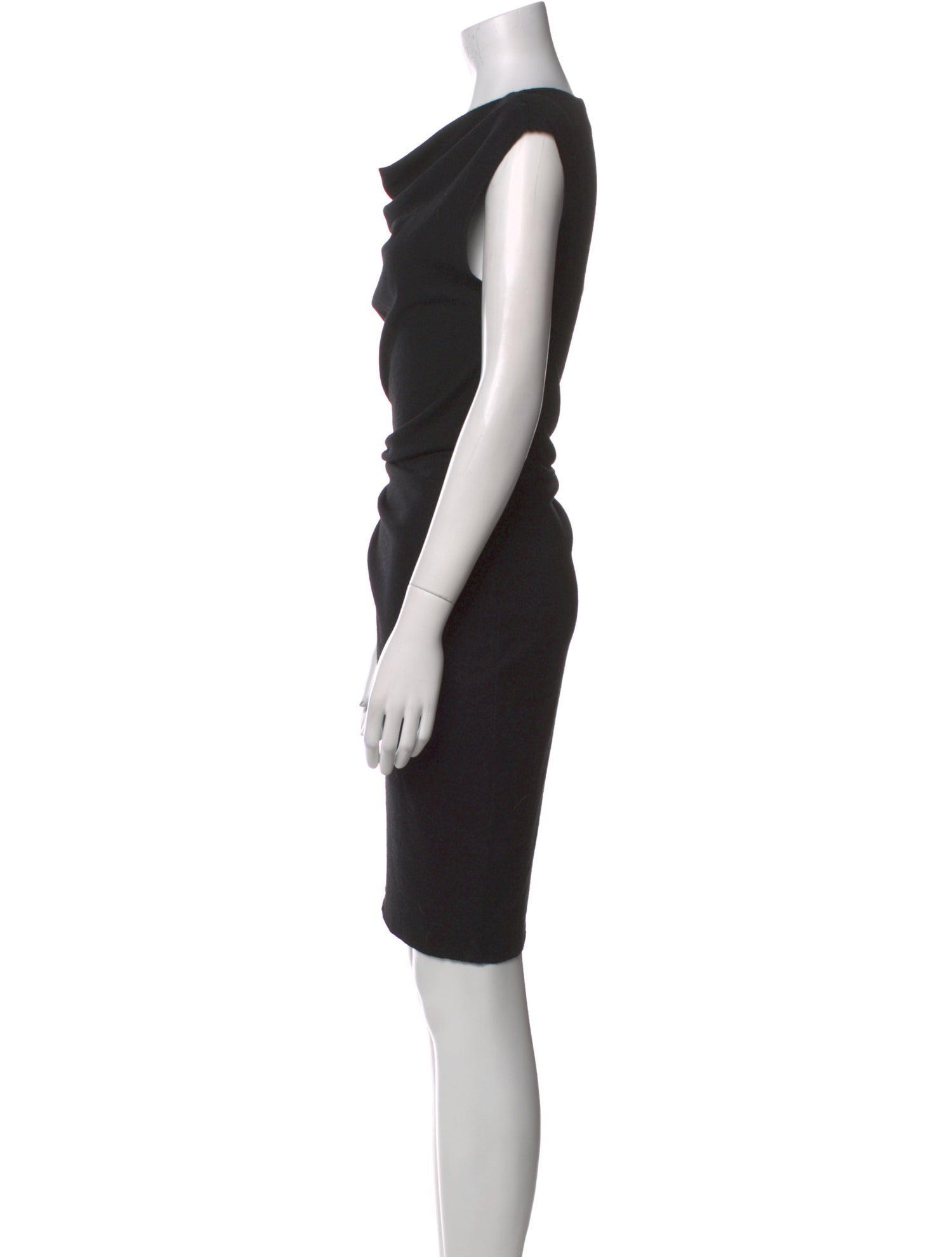 Helmut Lang Wool Midi Length Dress
