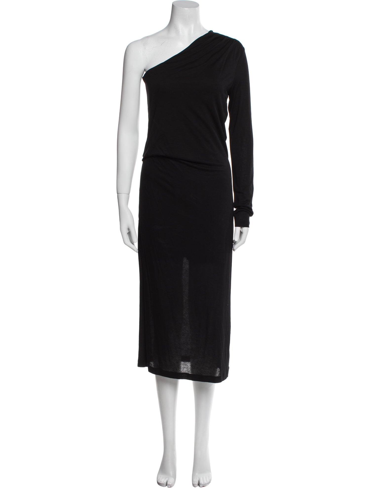 Helmut Lang One-Shoulder Midi Length Dress w/ Tags