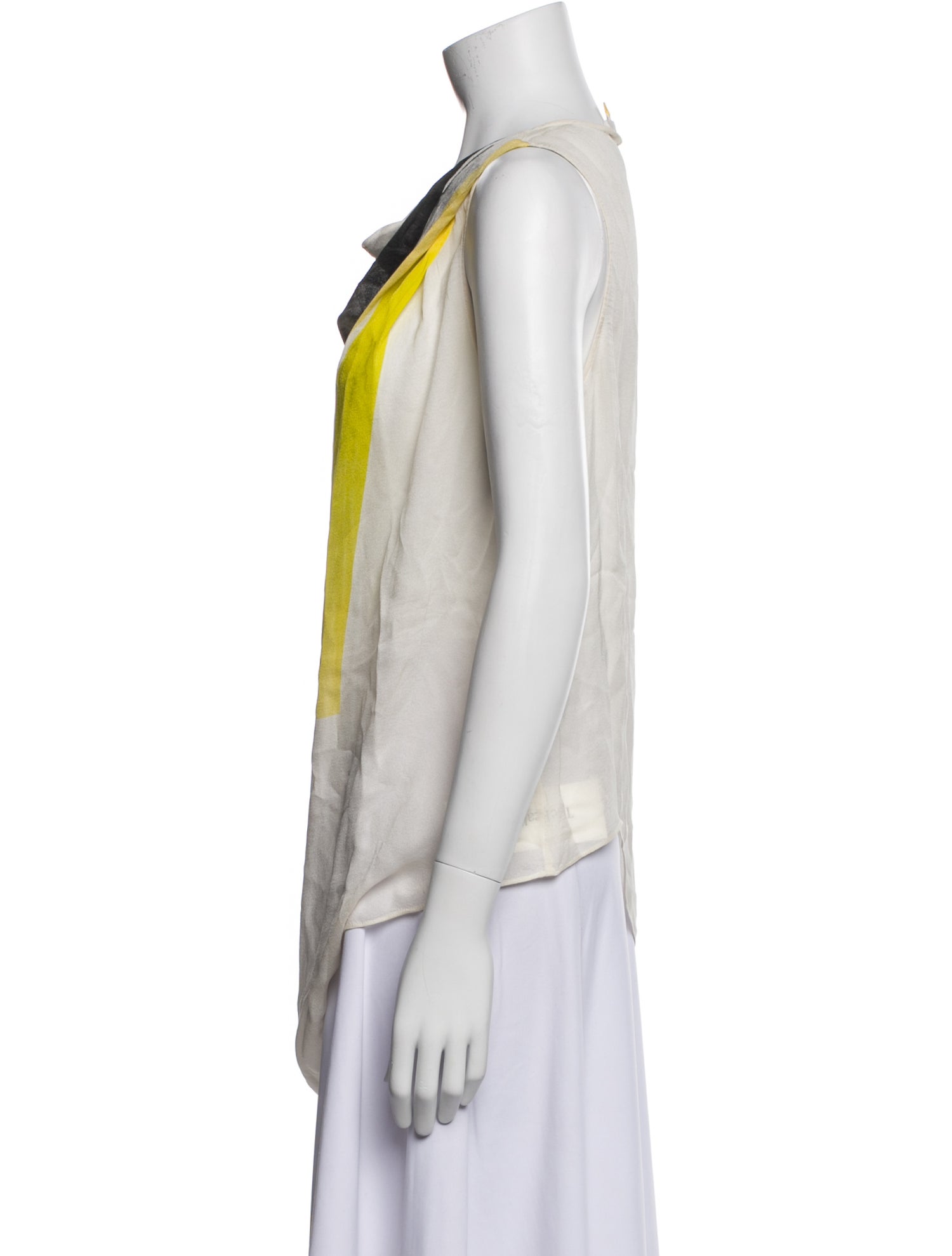 Helmut Lang Silk Printed Tunic