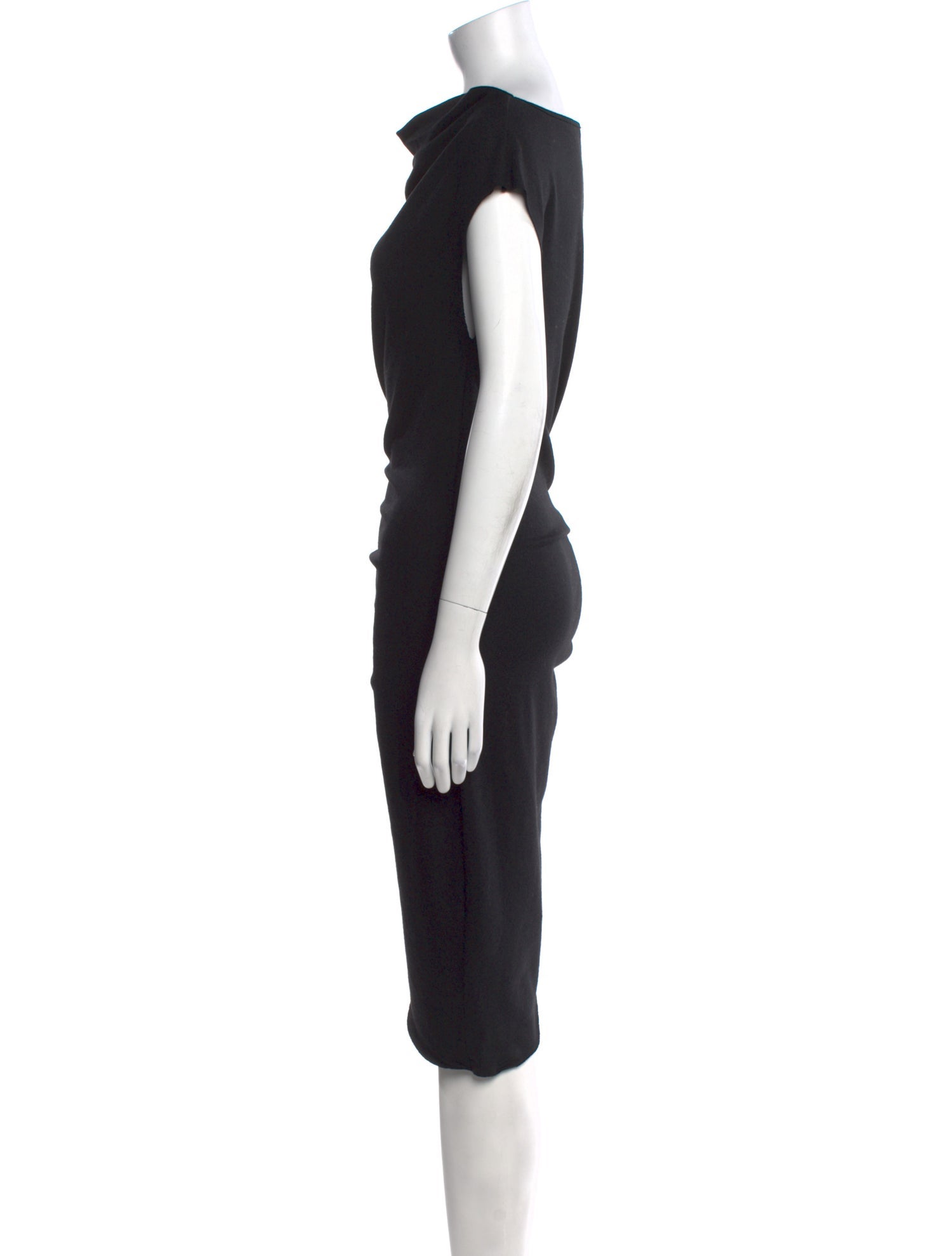 Helmut Lang Wool Midi Length Dress