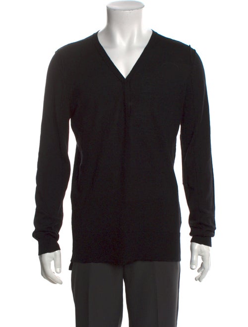 Helmut Lang Wool V-Neck Cardigan