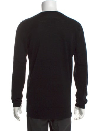 Helmut Lang Wool V-Neck Cardigan