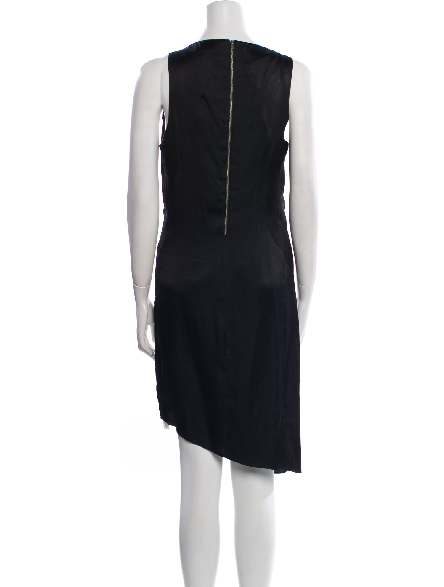 Helmut Lang Bateau Neckline Midi Length Dress