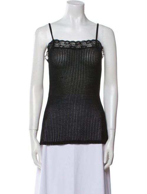 Helmut Lang Square Neckline Sleeveless Top